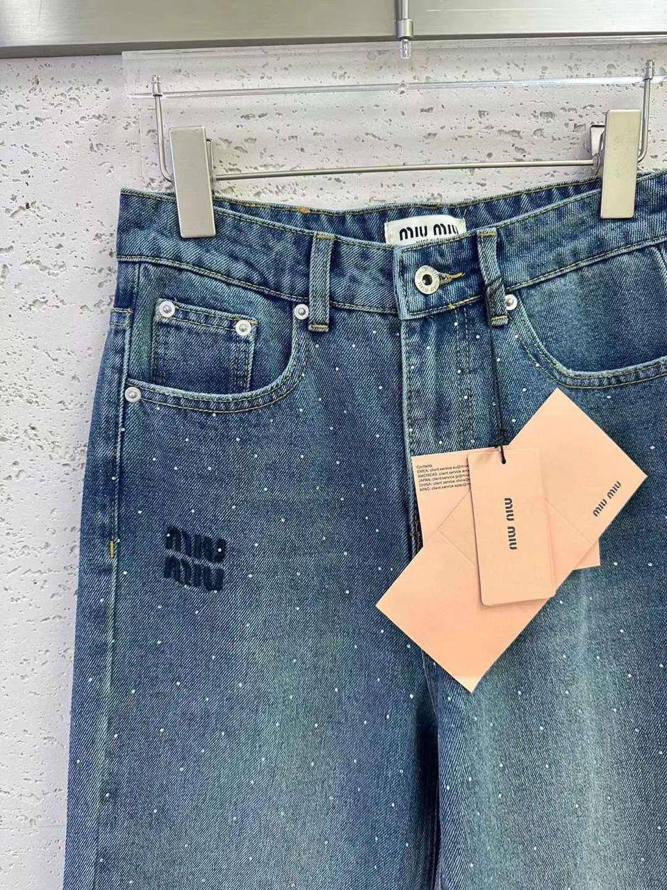 Джинсы повседневные Miu Miu BP-46918 Джинсы повседневные Miu Miu BP-46918