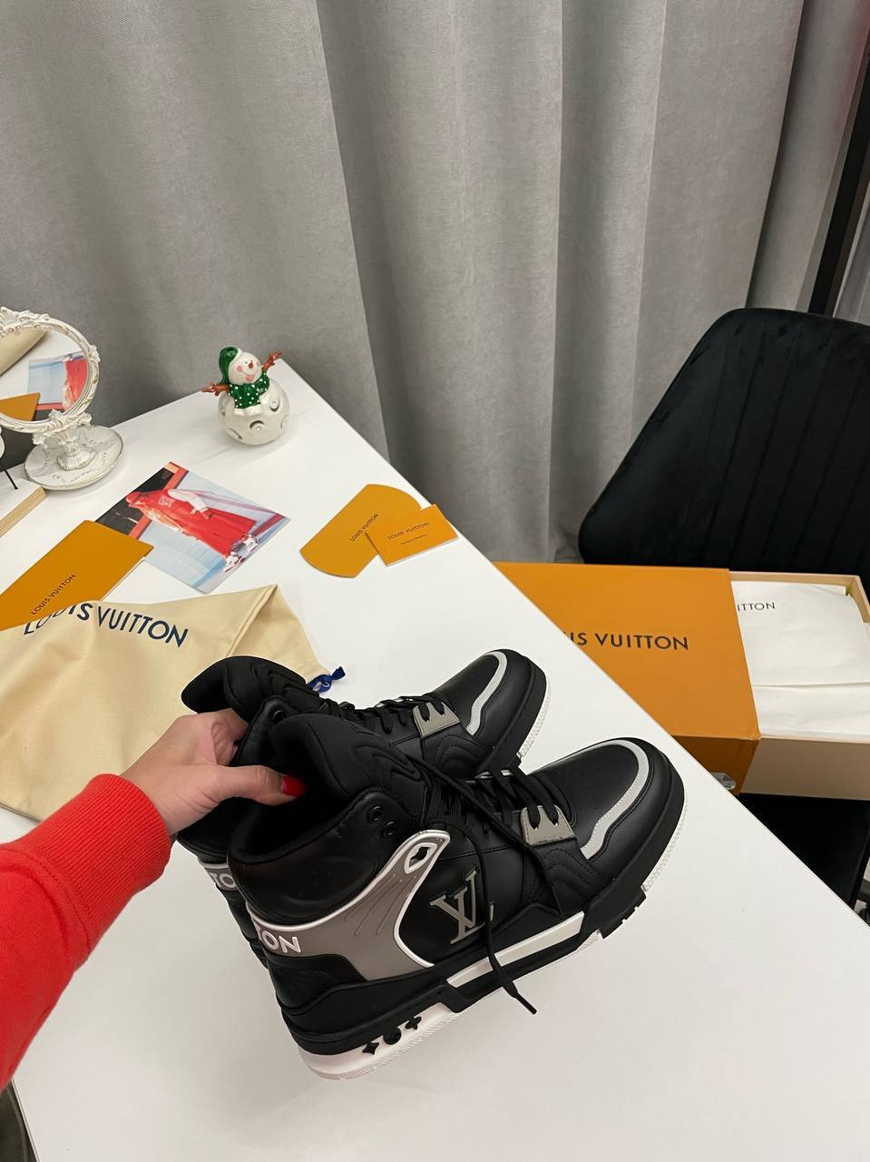 Louis Vuitton мужские кеды премиум BP-42857 Louis Vuitton мужские кеды премиум BP-42857