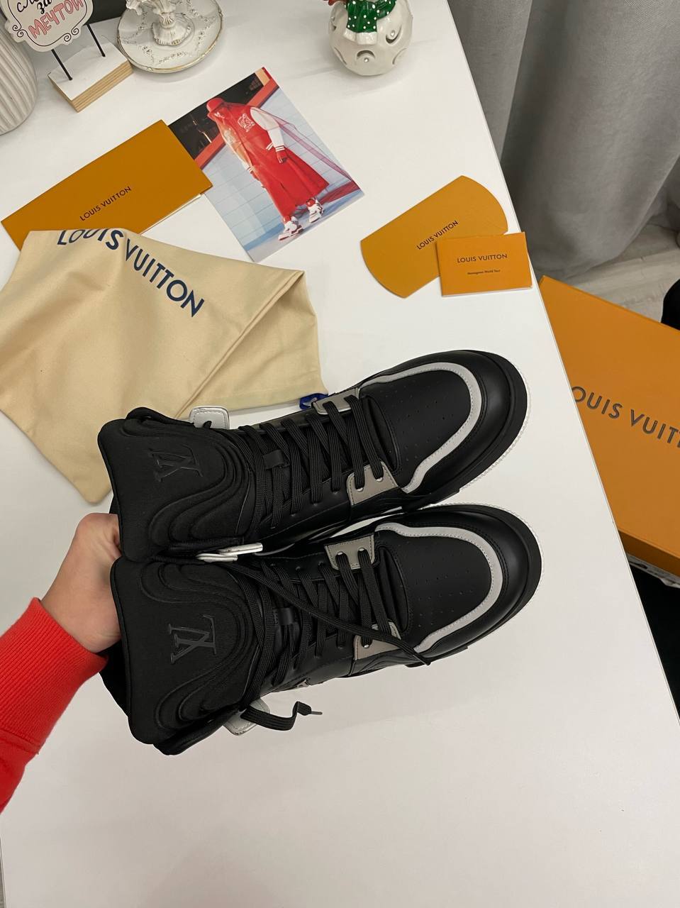 Louis Vuitton мужские кеды премиум BP-42857 Louis Vuitton мужские кеды премиум BP-42857