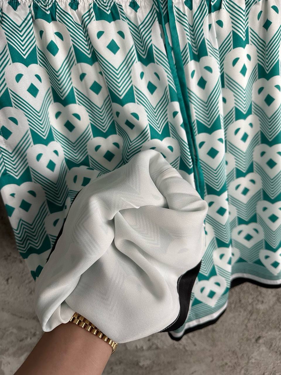 Трендовый костюм лазурный Casablanca BP-070714 Трендовый костюм лазурный Casablanca BP-070714