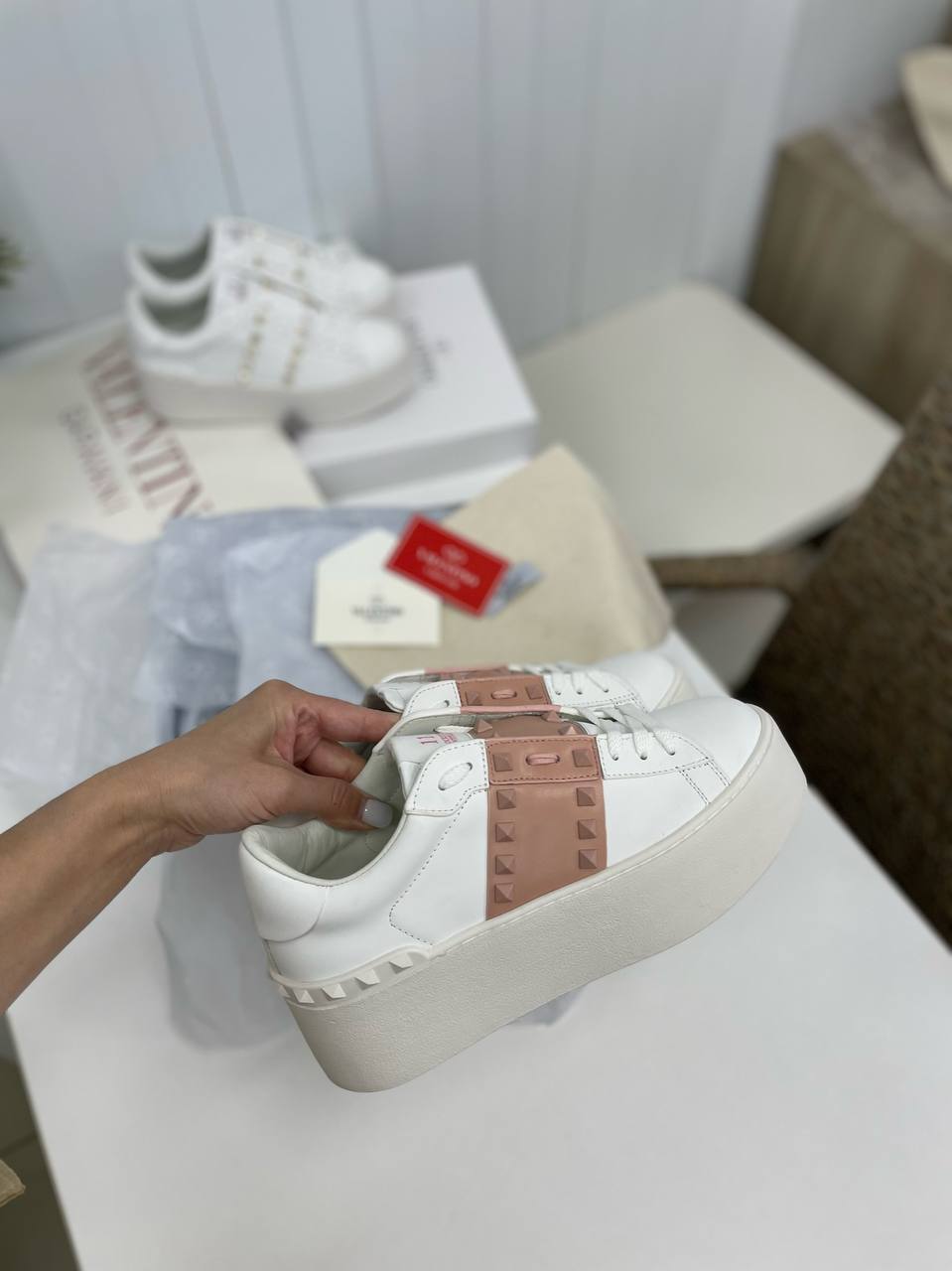 Коллекционные кеды Valentino BP-32783 женские Коллекционные кеды Valentino BP-32783 женские