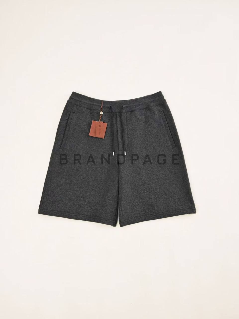 Трикотажные шорты из хлопка Loro Piana BPLUX12335 Трикотажные шорты из хлопка Loro Piana BPLUX12335