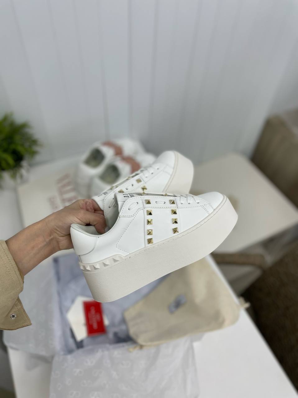 Повседневные женские кеды Valentino BP-32784 Повседневные женские кеды Valentino BP-32784