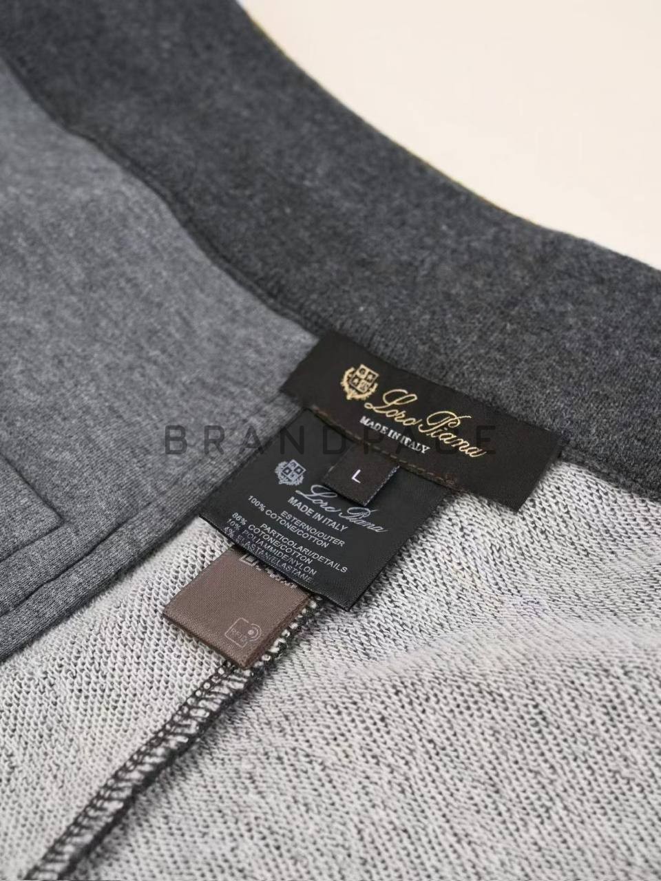 Трикотажные шорты из хлопка Loro Piana BPLUX12335 Трикотажные шорты из хлопка Loro Piana BPLUX12335