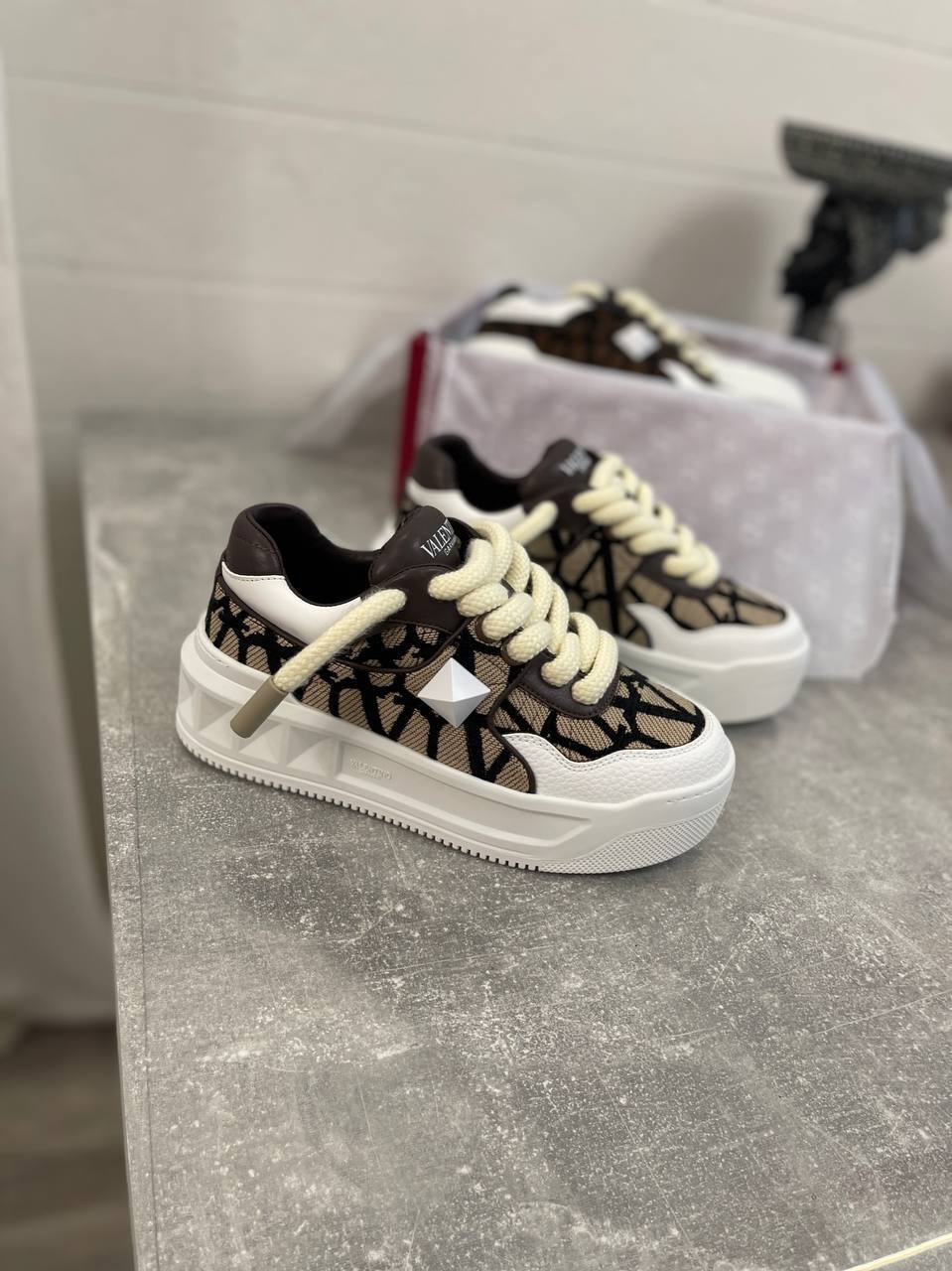 Женские кеды Valentino BP-41531 люкс Женские кеды Valentino BP-41531 люкс