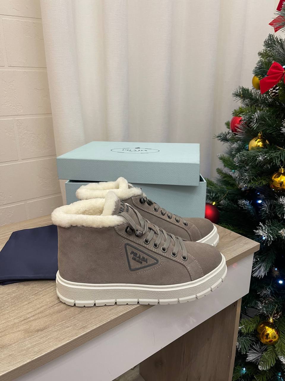 Повседневные женские кеды Prada BP-44257 Повседневные женские кеды Prada BP-44257