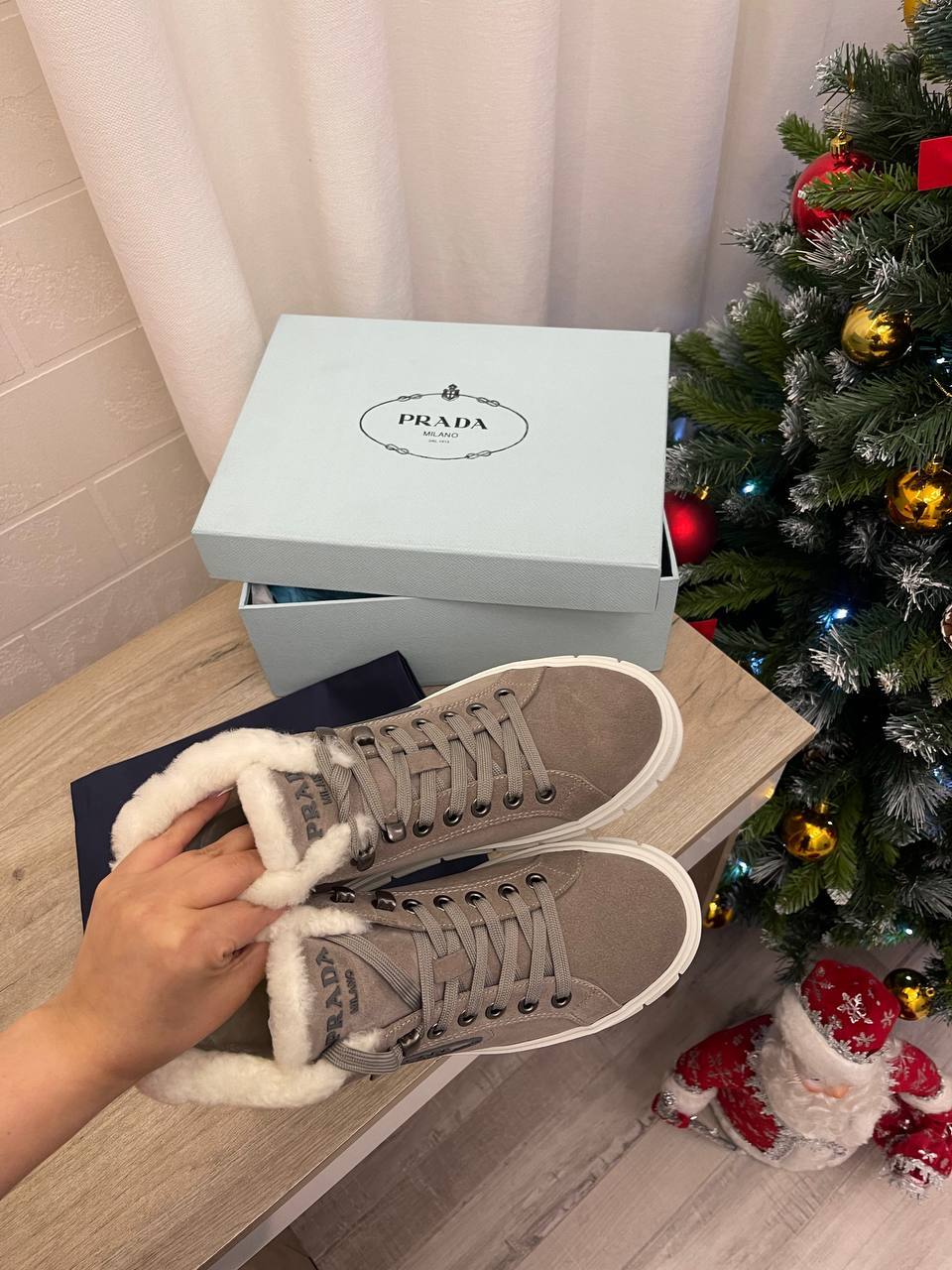 Повседневные женские кеды Prada BP-44257 Повседневные женские кеды Prada BP-44257