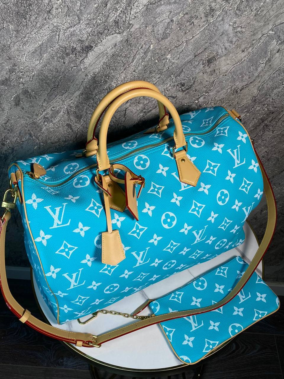 Сумка Keepall 55 голубая Louis Vuitton BP-501110 Сумка Keepall 55 голубая Louis Vuitton BP-501110