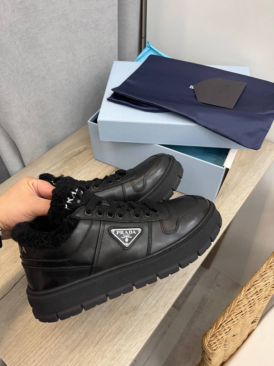Кеды Prada BP-39902 для женщин премиальные Кеды Prada BP-39902 для женщин премиальные