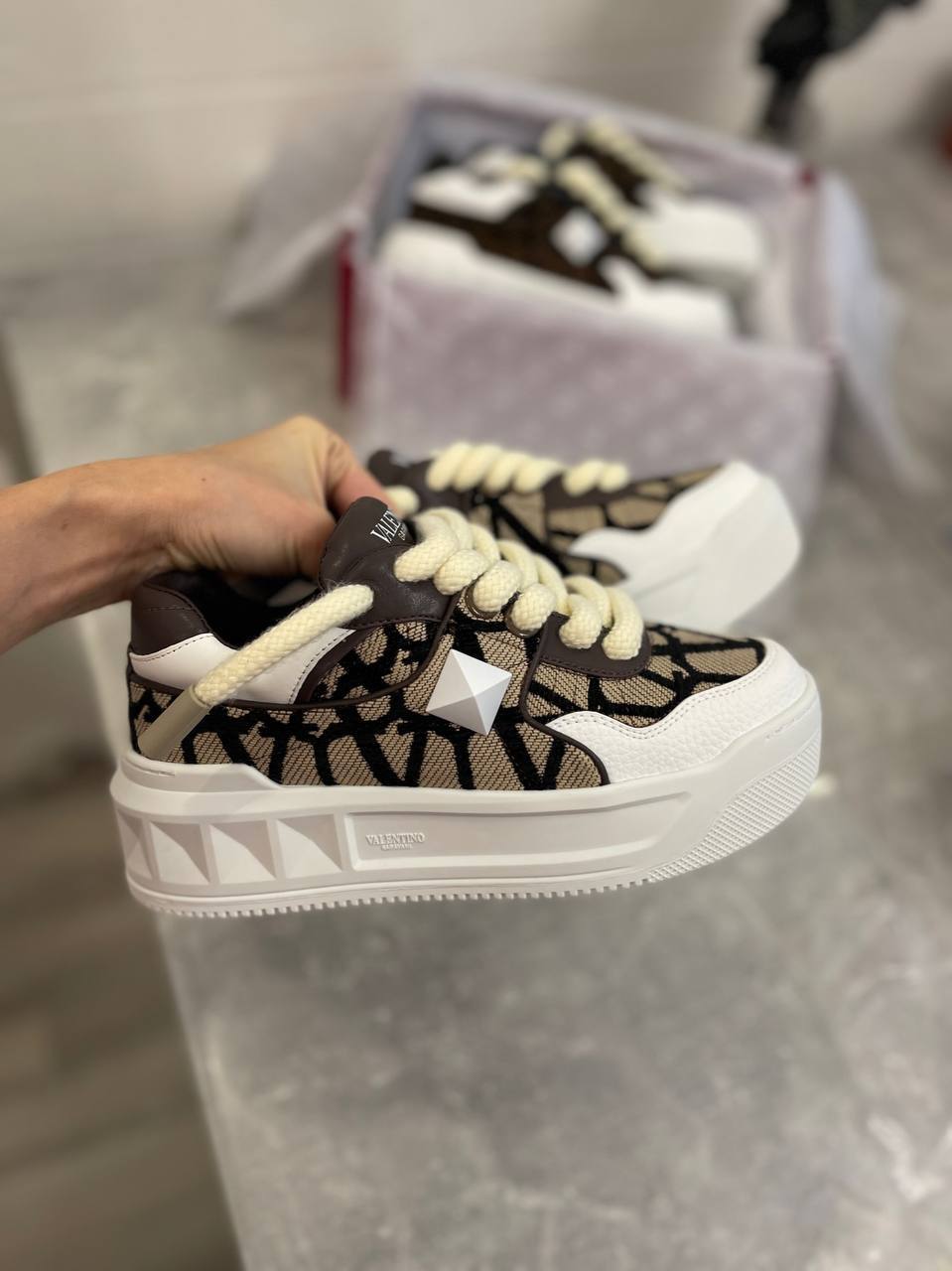 Женские кеды Valentino BP-41531 люкс Женские кеды Valentino BP-41531 люкс