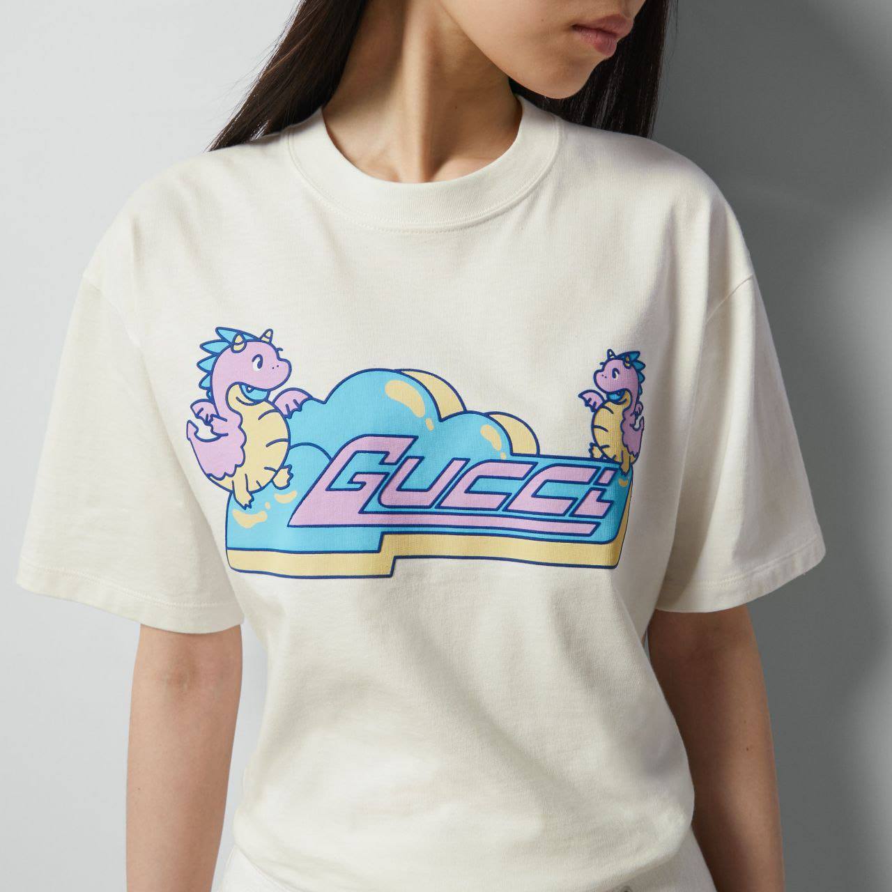 Футболка женская Gucci премиальная BP-46188 Футболка женская Gucci премиальная BP-46188