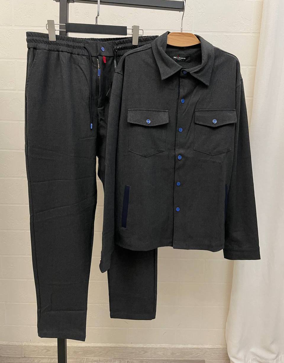 Костюм мужской стильный Kiton BP-53845 Костюм мужской стильный Kiton BP-53845