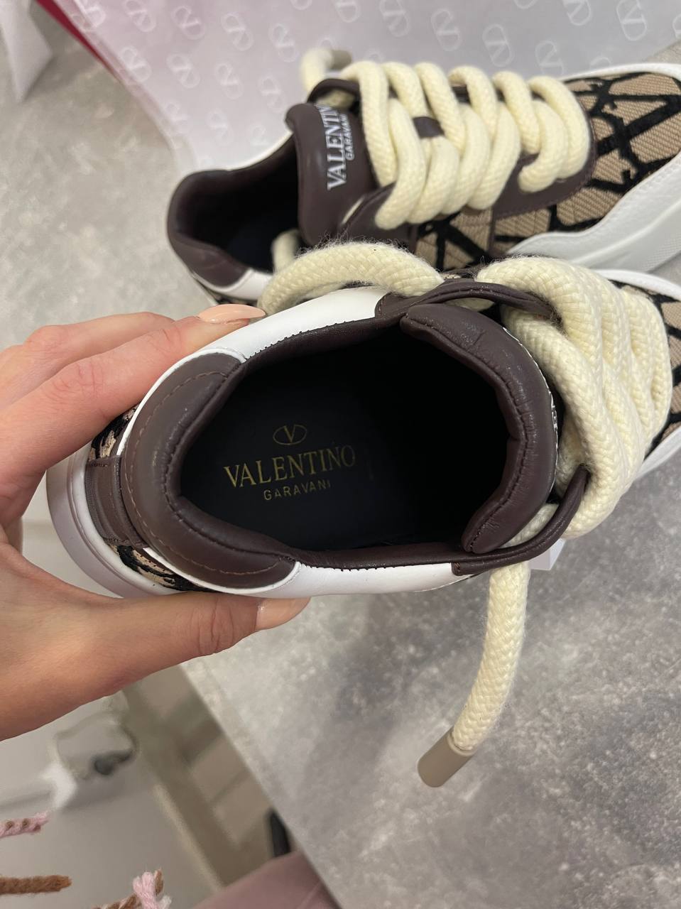 Женские кеды Valentino BP-41531 люкс Женские кеды Valentino BP-41531 люкс