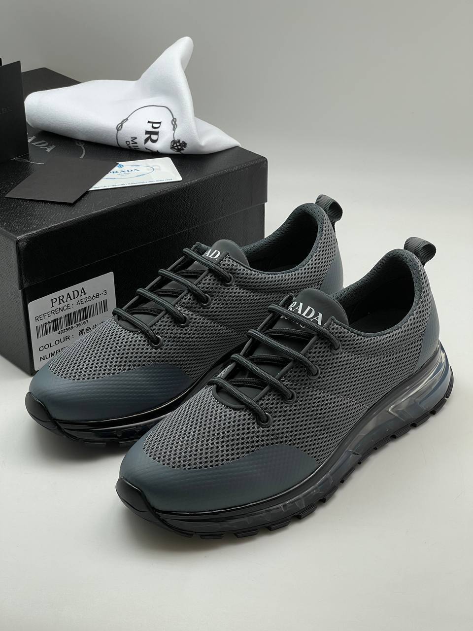Prada мужские премиум кроссовки BP-35378 Prada мужские премиум кроссовки BP-35378
