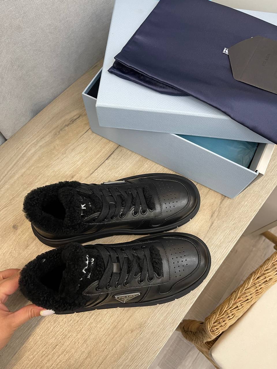 Кеды Prada BP-39902 для женщин премиальные Кеды Prada BP-39902 для женщин премиальные