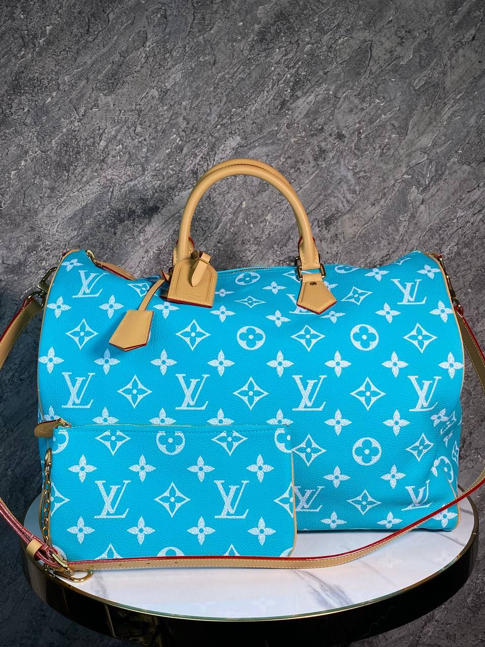 Сумка Keepall 55 голубая Louis Vuitton BP-501110 Сумка Keepall 55 голубая Louis Vuitton BP-501110