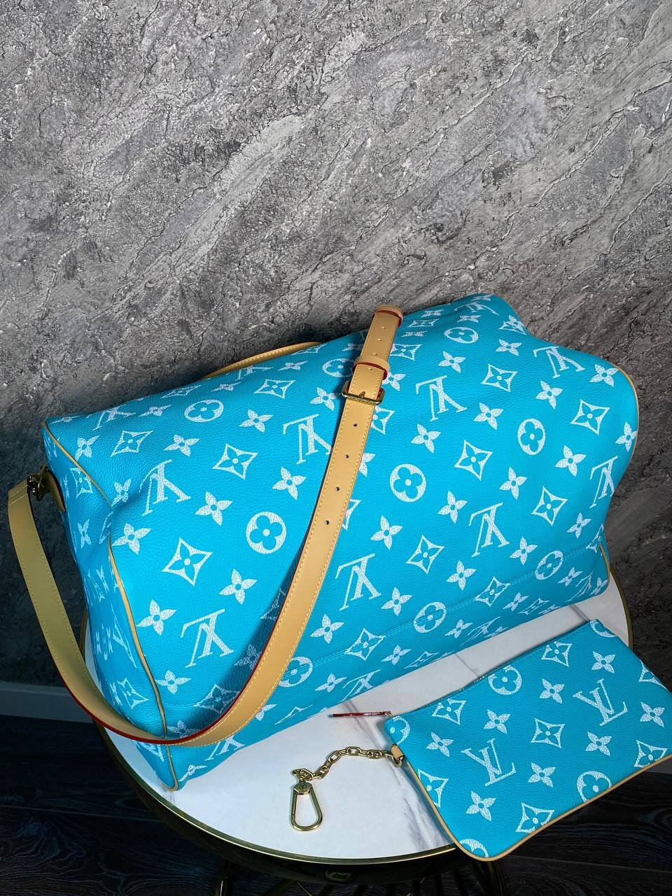 Сумка Keepall 55 голубая Louis Vuitton BP-501110 Сумка Keepall 55 голубая Louis Vuitton BP-501110