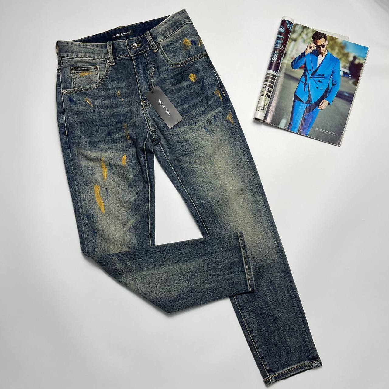 Джинсы стильные Dolce & Gabbana BP-50831 Джинсы стильные Dolce & Gabbana BP-50831
