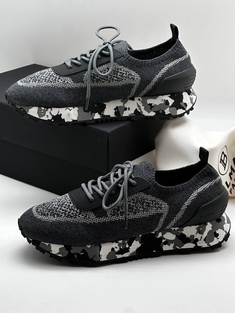 Кроссовки Balmain стильные BP-34624 Кроссовки Balmain стильные BP-34624