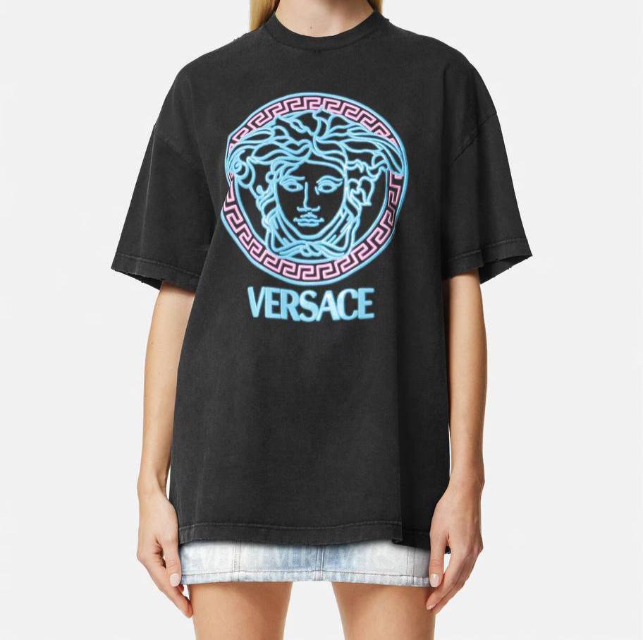 Повседневная футболка Versace женская BP-36048 Повседневная футболка Versace женская BP-36048