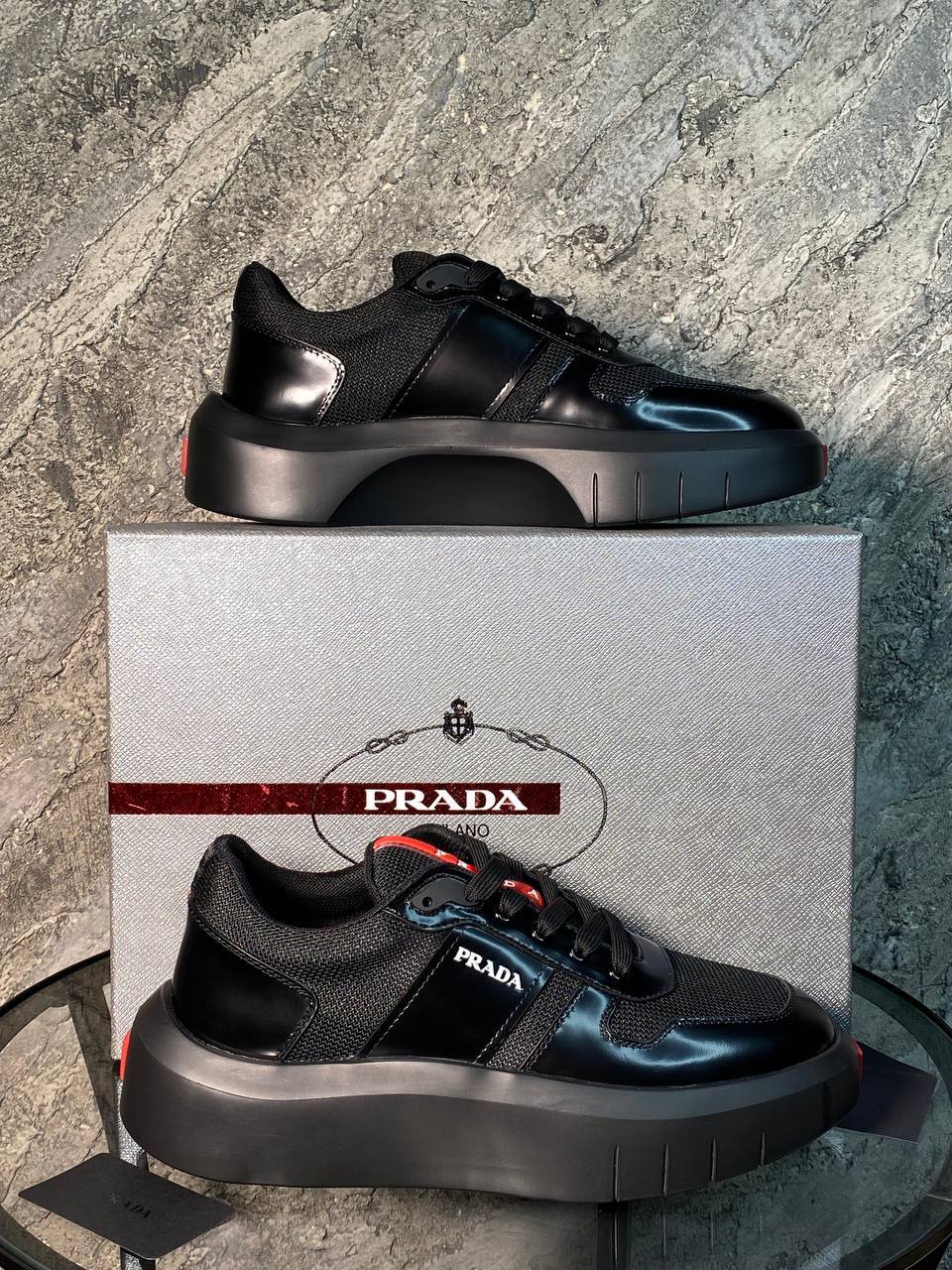 Prada стильные кроссовки BP-48247 Prada стильные кроссовки BP-48247