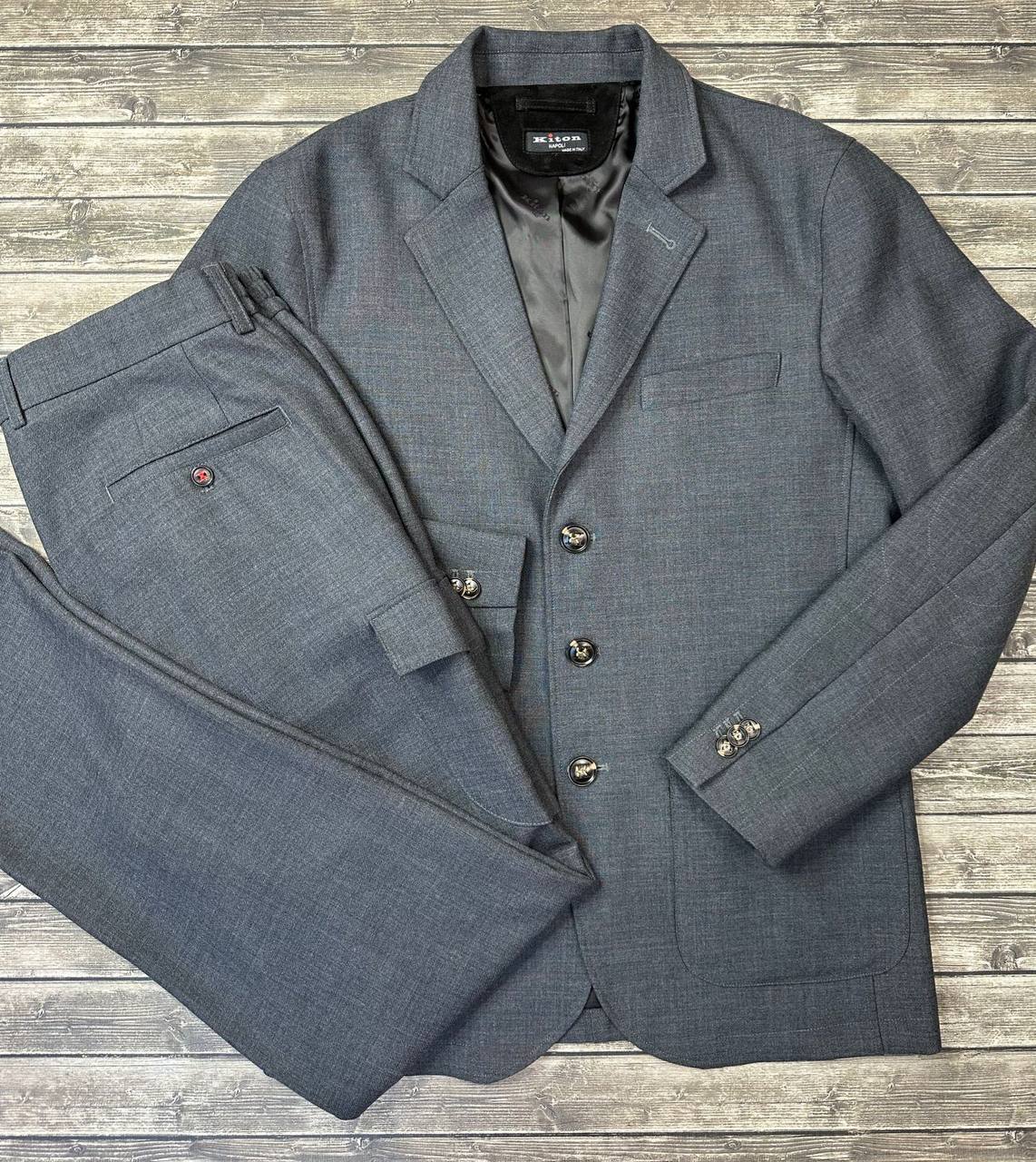 Повседневный костюм мужской Kiton BP-30936 Повседневный костюм мужской Kiton BP-30936