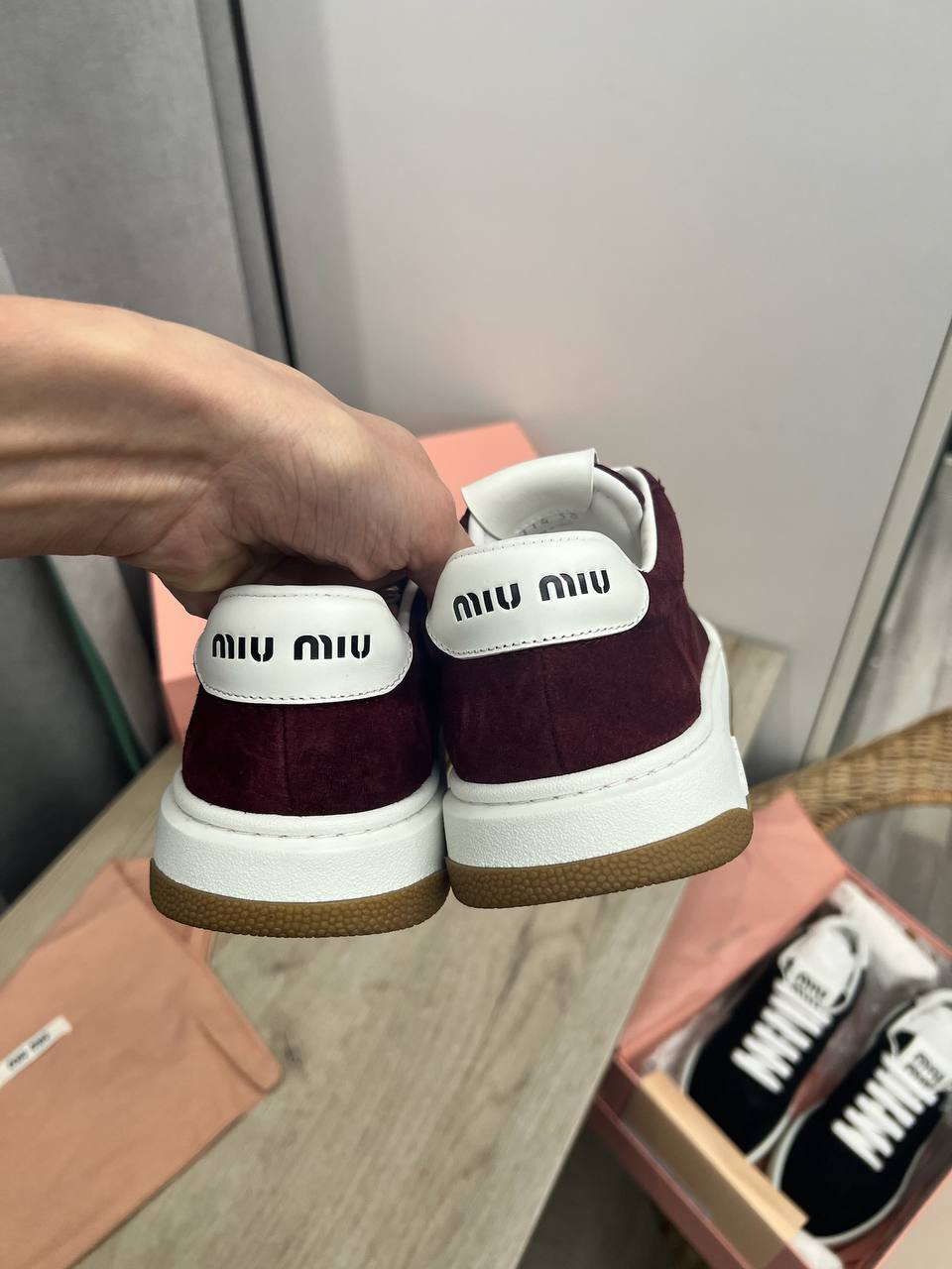 Коллекционные кроссовки Miu Miu BP-46689 Коллекционные кроссовки Miu Miu BP-46689