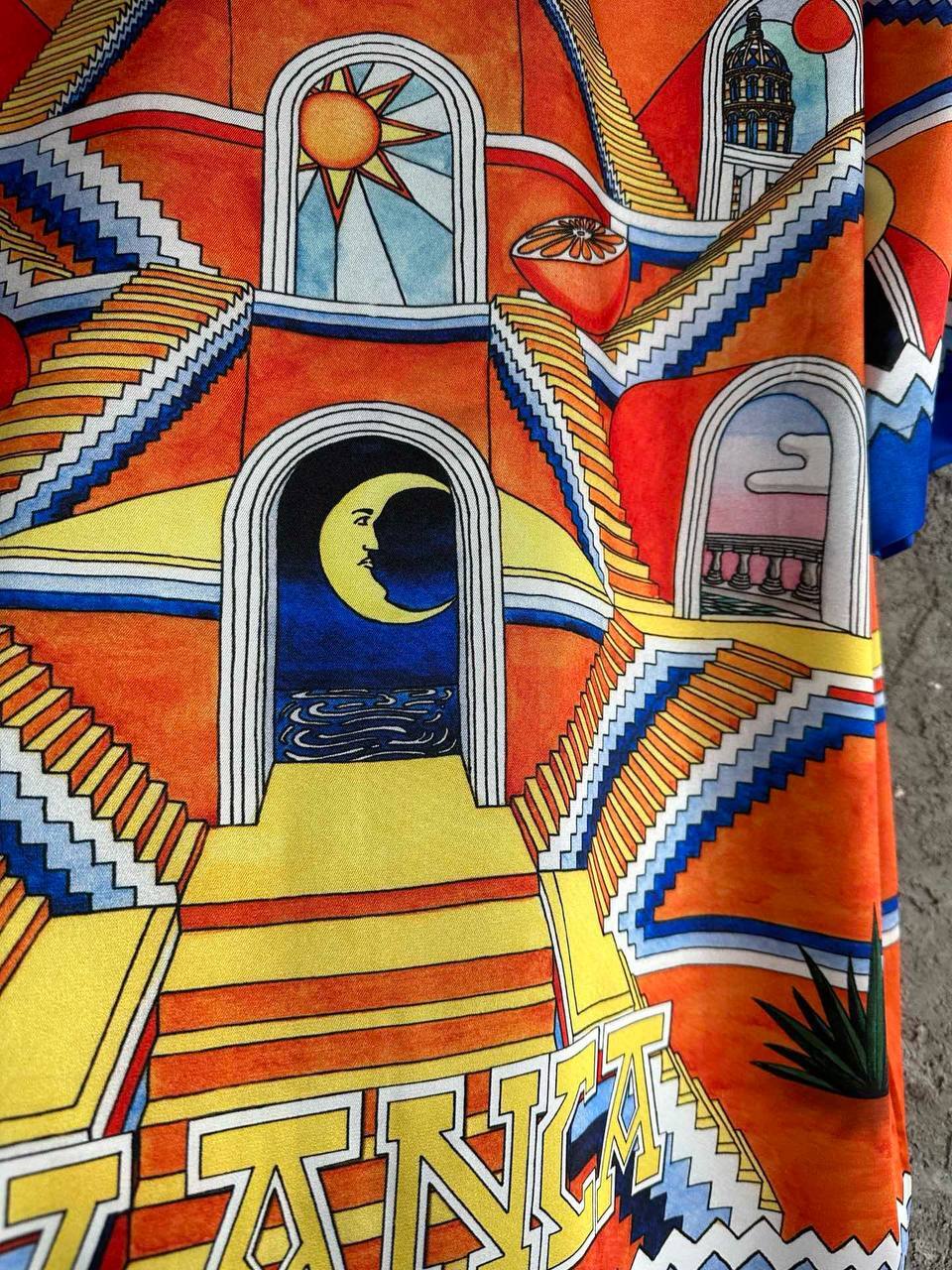 Элитные костюм с изображениями оранжевый Casablanca BP-808957 Элитные костюм с изображениями оранжевый Casablanca BP-808957