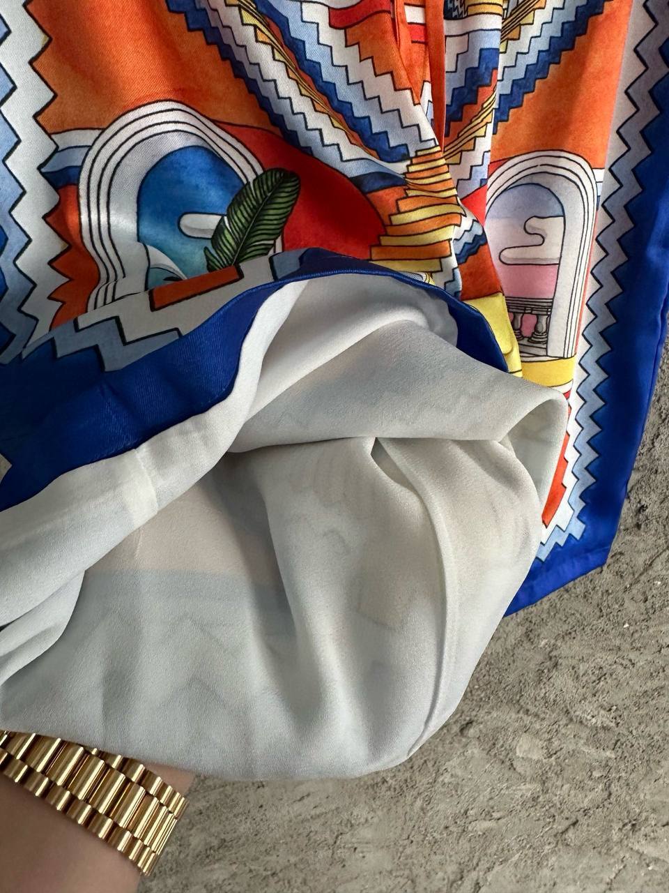 Элитные костюм с изображениями оранжевый Casablanca BP-808957 Элитные костюм с изображениями оранжевый Casablanca BP-808957