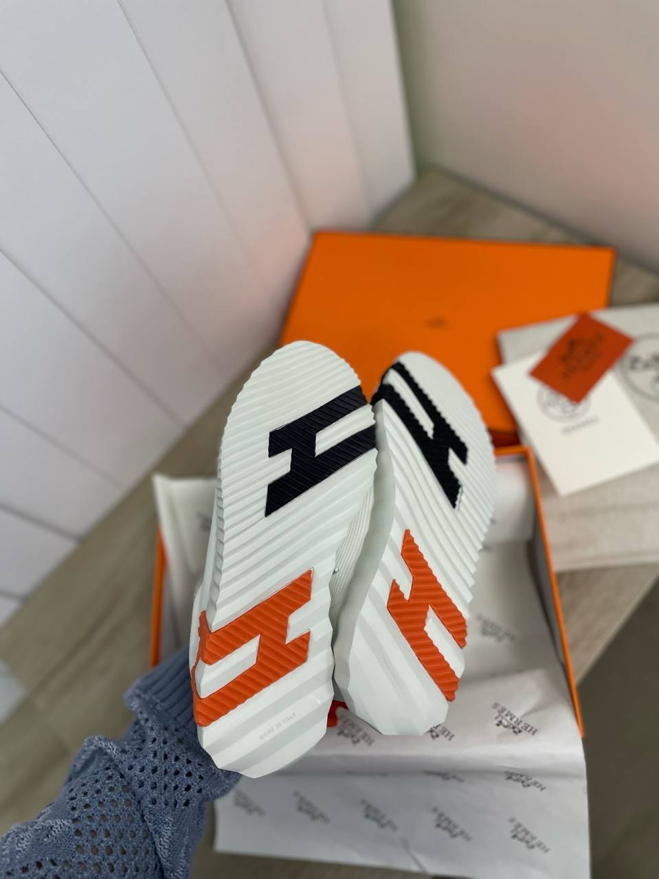 Коллекционные кроссовки Hermes BP-30661 Коллекционные кроссовки Hermes BP-30661