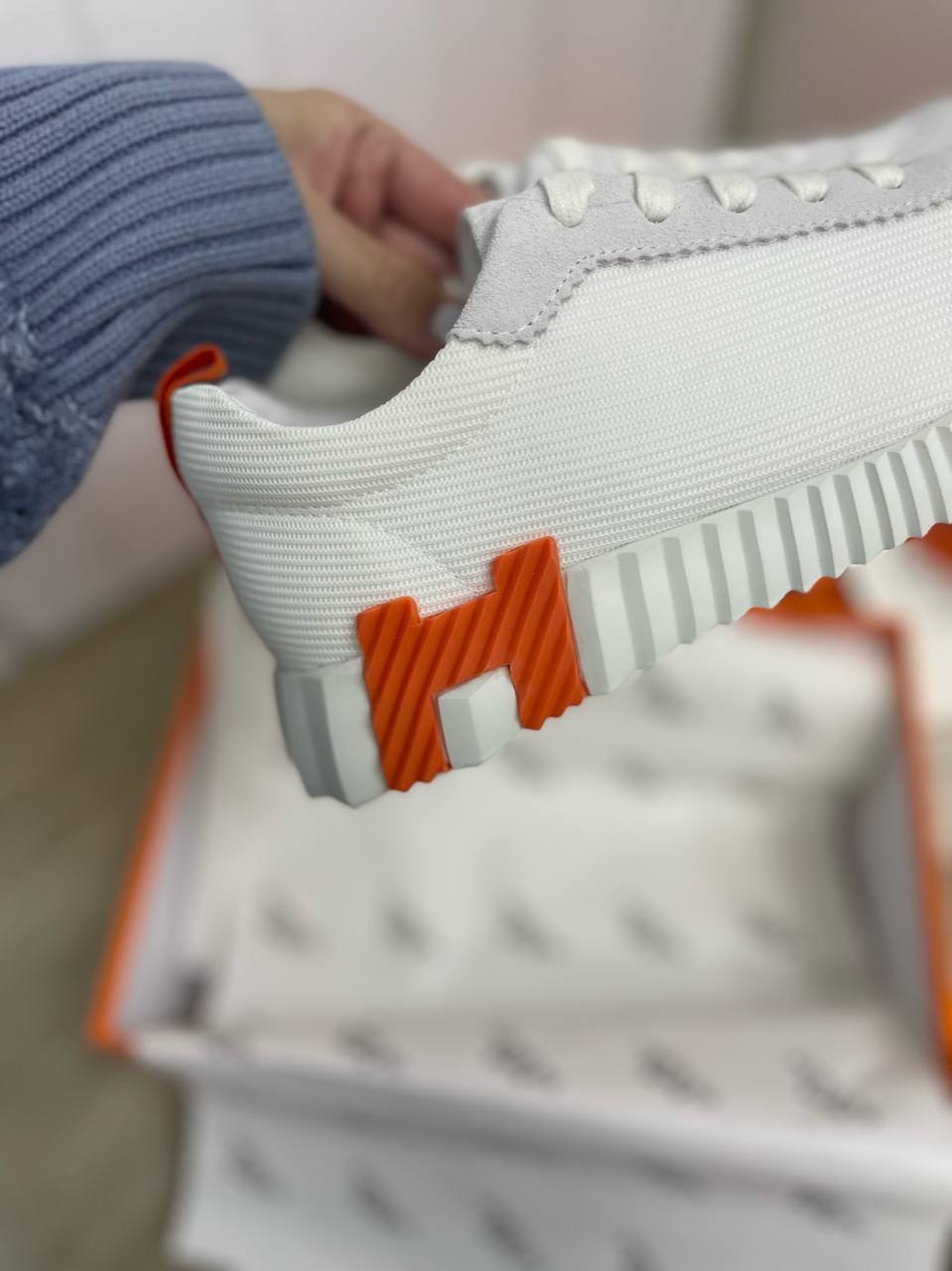 Коллекционные кроссовки Hermes BP-30661 Коллекционные кроссовки Hermes BP-30661