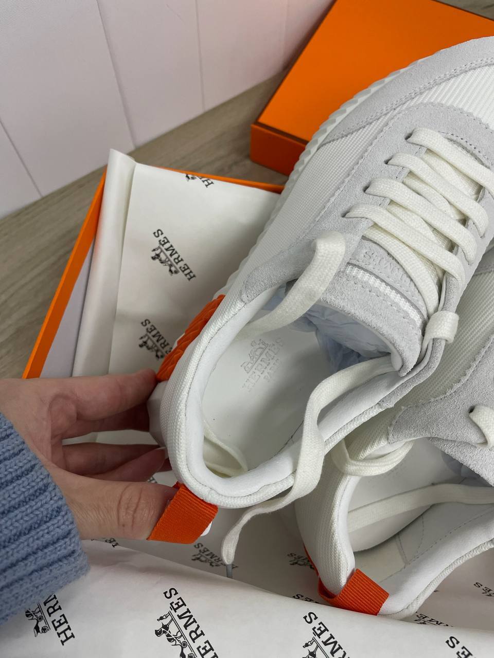 Коллекционные кроссовки Hermes BP-30661 Коллекционные кроссовки Hermes BP-30661