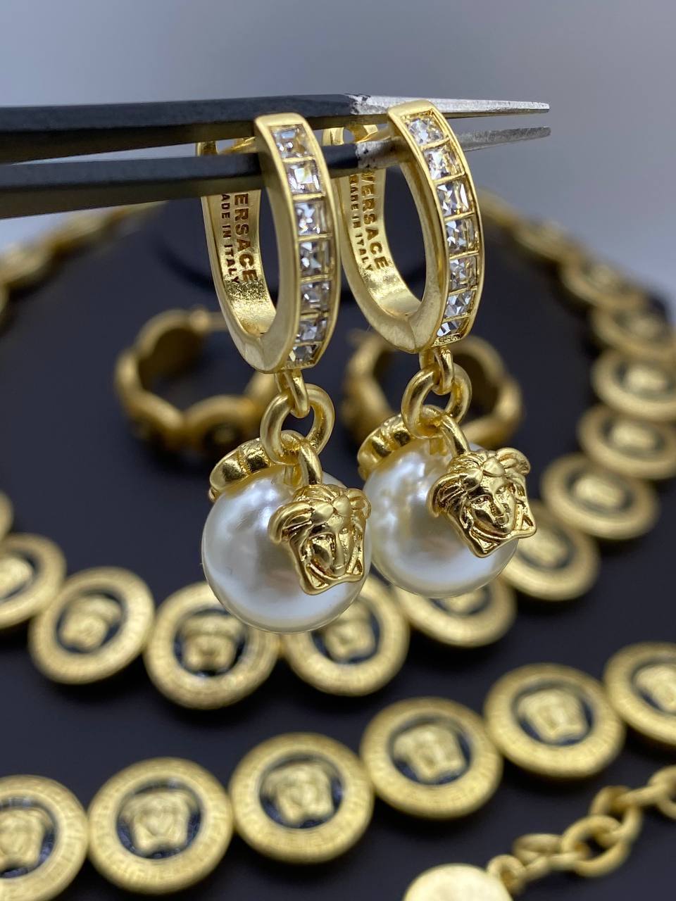 Дизайнерские серьги Versace BP-34376 Дизайнерские серьги Versace BP-34376