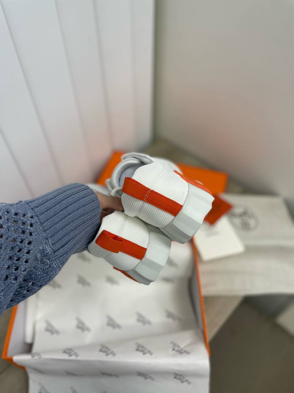 Коллекционные кроссовки Hermes BP-30661 Коллекционные кроссовки Hermes BP-30661