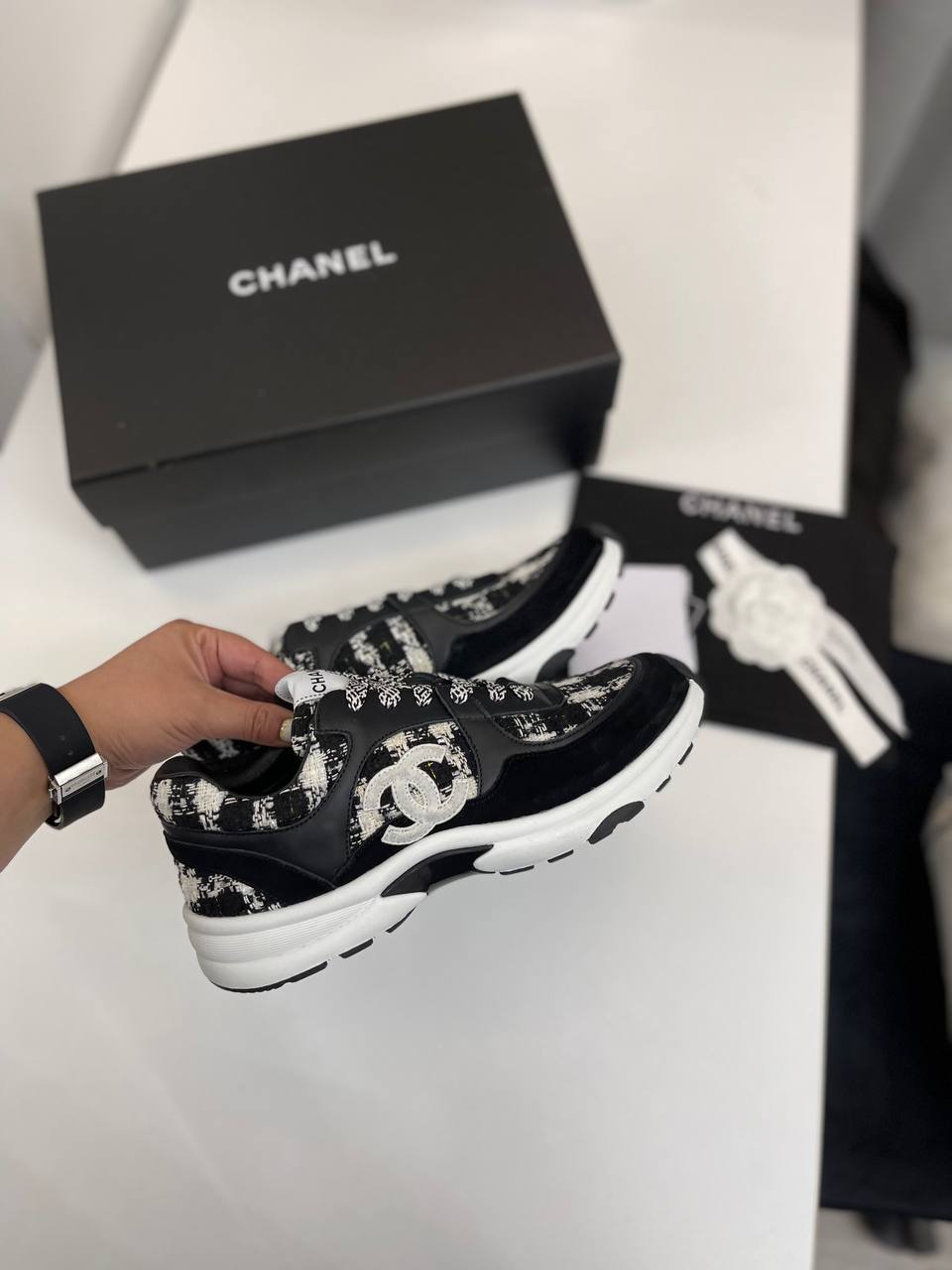 Женские премиум кроссовки Chanel BP-39561 Женские премиум кроссовки Chanel BP-39561