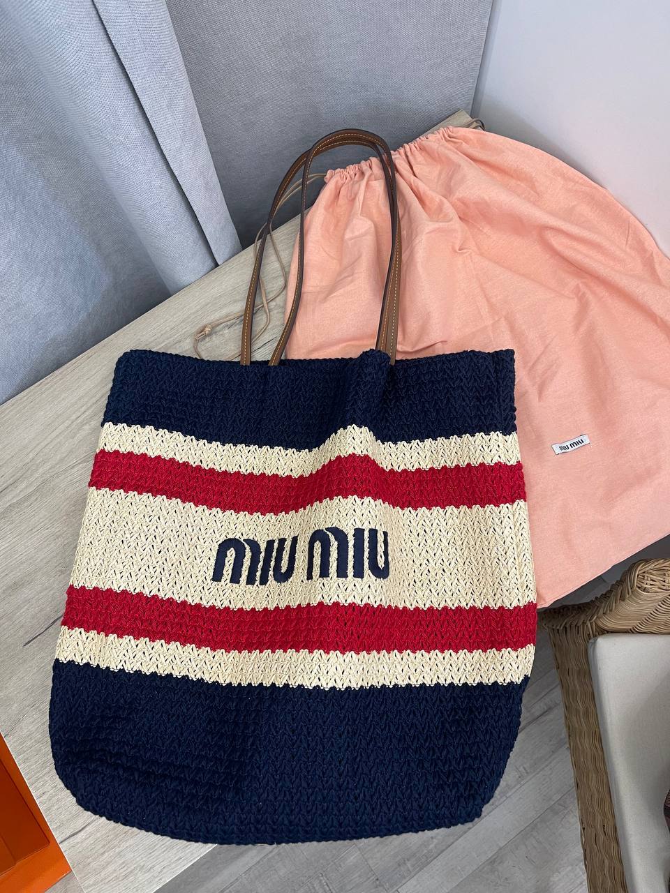 Женская сумка синяя элитная Miu Miu BP-52043 Женская сумка синяя элитная Miu Miu BP-52043