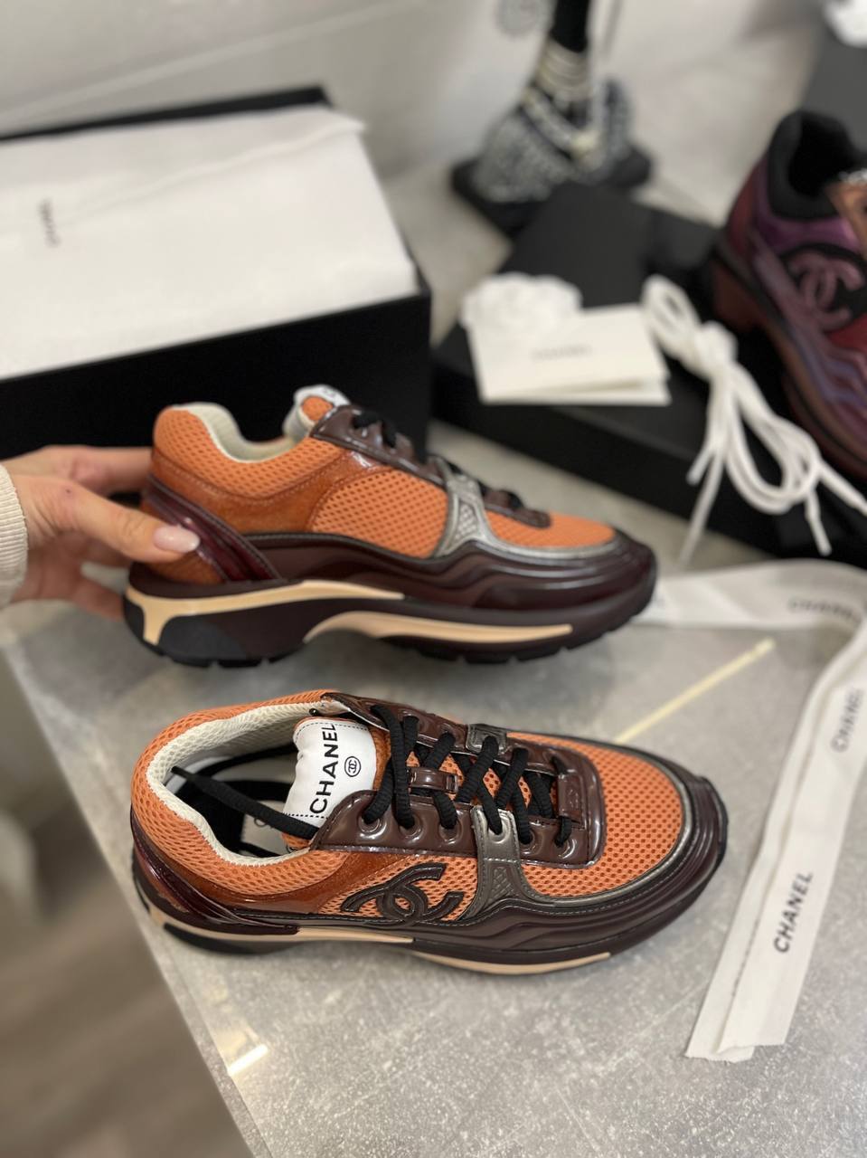 Премиум кроссовки Chanel BP-40183 Премиум кроссовки Chanel BP-40183