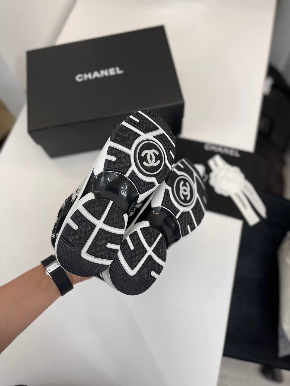 Женские премиум кроссовки Chanel BP-39561 Женские премиум кроссовки Chanel BP-39561