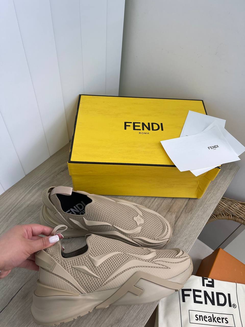 Кроссовки Fendi лимитированные BP-13328 Кроссовки Fendi лимитированные BP-13328