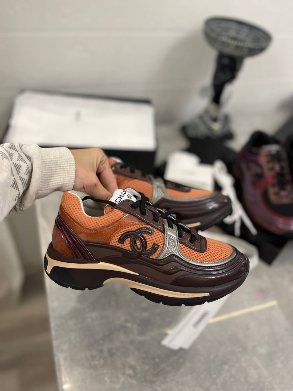 Премиум кроссовки Chanel BP-40183 Премиум кроссовки Chanel BP-40183