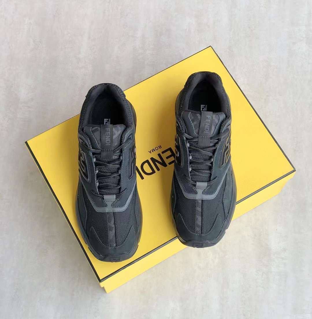 Fendi повседневные мужские кроссовки BP-22491 Fendi повседневные мужские кроссовки BP-22491