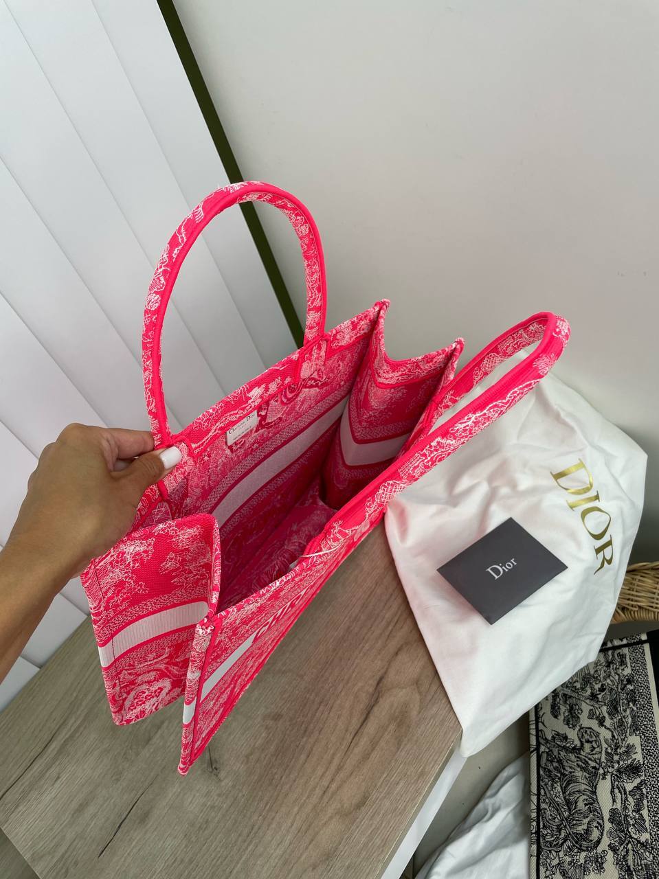 Сумка женская Book Tote Toile de Jouy 36см Christian Dior BP-16469 Сумка женская Book Tote Toile de Jouy 36см Christian Dior BP-16469