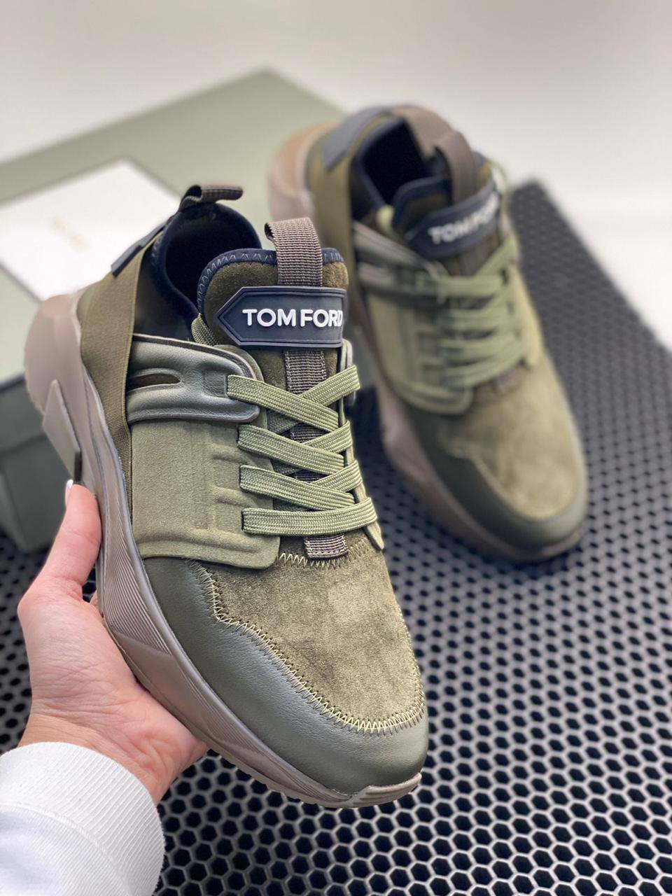 Tom Ford повседневные мужские кроссовки BP-23712 Tom Ford повседневные мужские кроссовки BP-23712