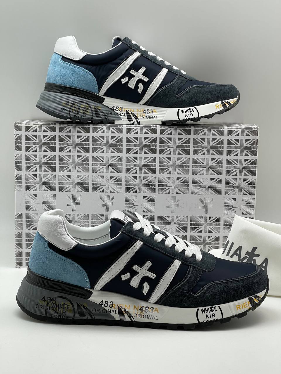 Premiata черные кроссовки BP-14625 Premiata черные кроссовки BP-14625