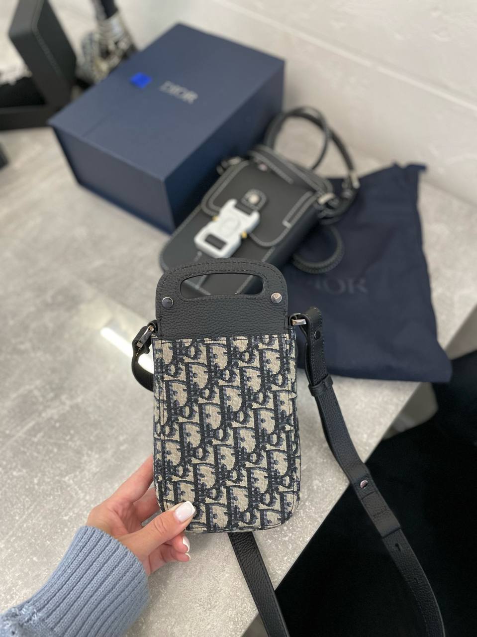 Сумка мужская люкс Christian Dior BP-42083 Сумка мужская люкс Christian Dior BP-42083