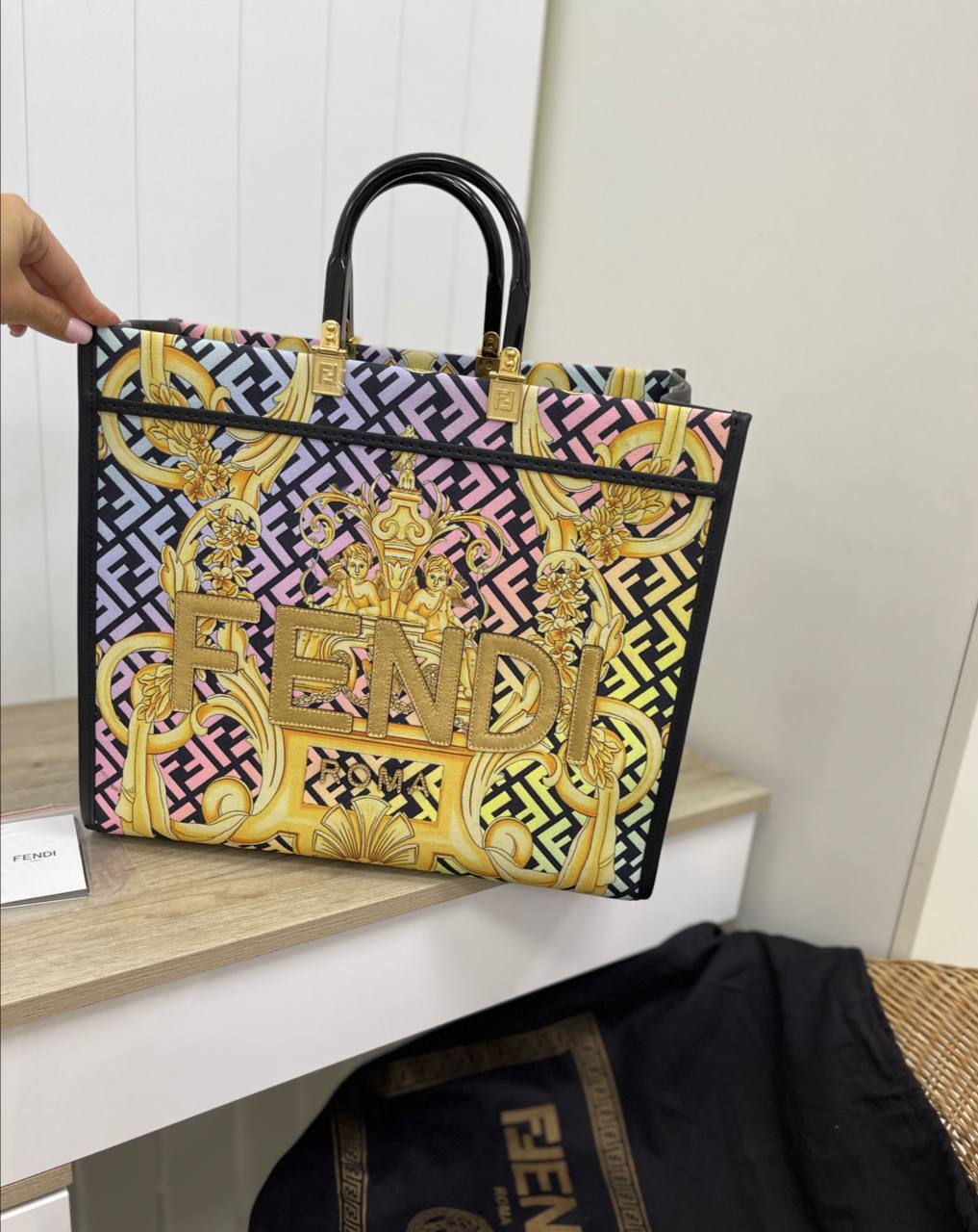 Коллекционная женская сумка Fendi BP-18508 Коллекционная женская сумка Fendi BP-18508