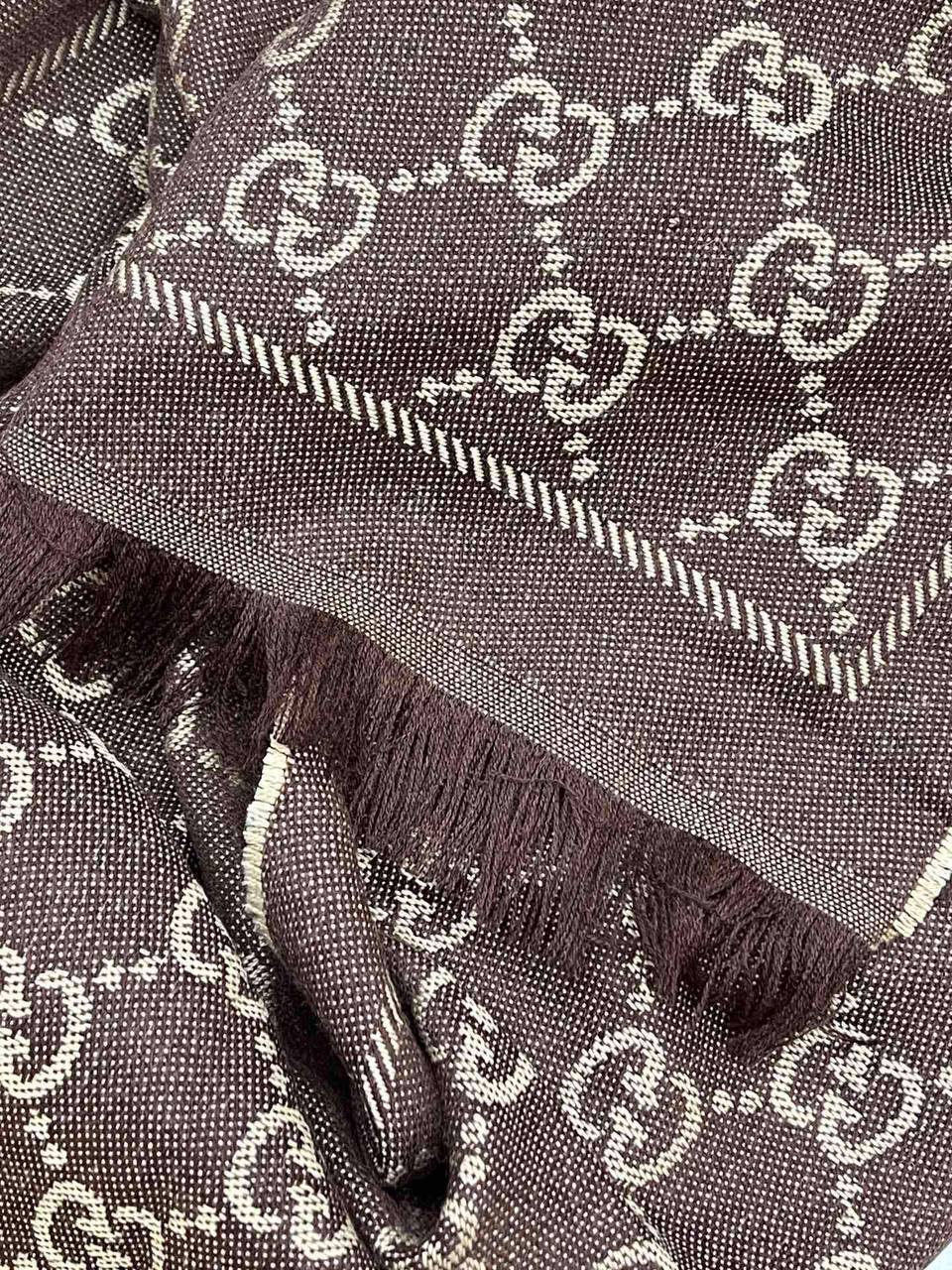 Дизайнерский шарф коричневый Gucci BP-934997 Дизайнерский шарф коричневый Gucci BP-934997