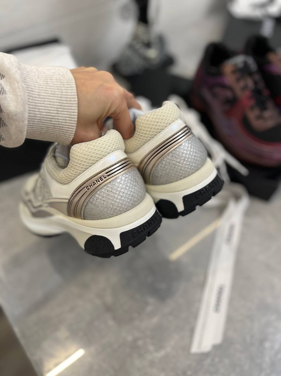 Коллекционные кроссовки Chanel BP-40185 Коллекционные кроссовки Chanel BP-40185