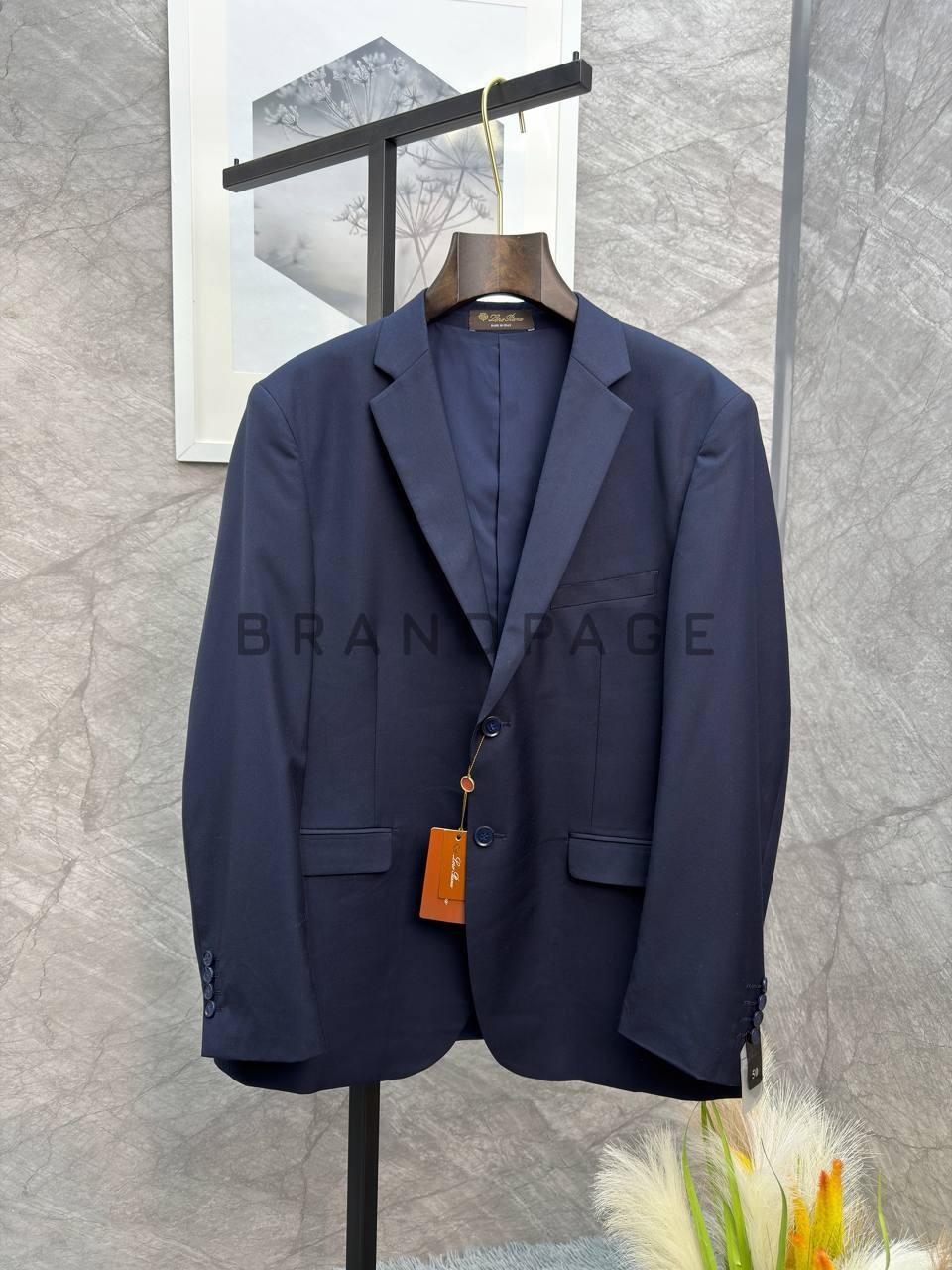 Классический костюм из хлопка Loro Piana BPLUX13033