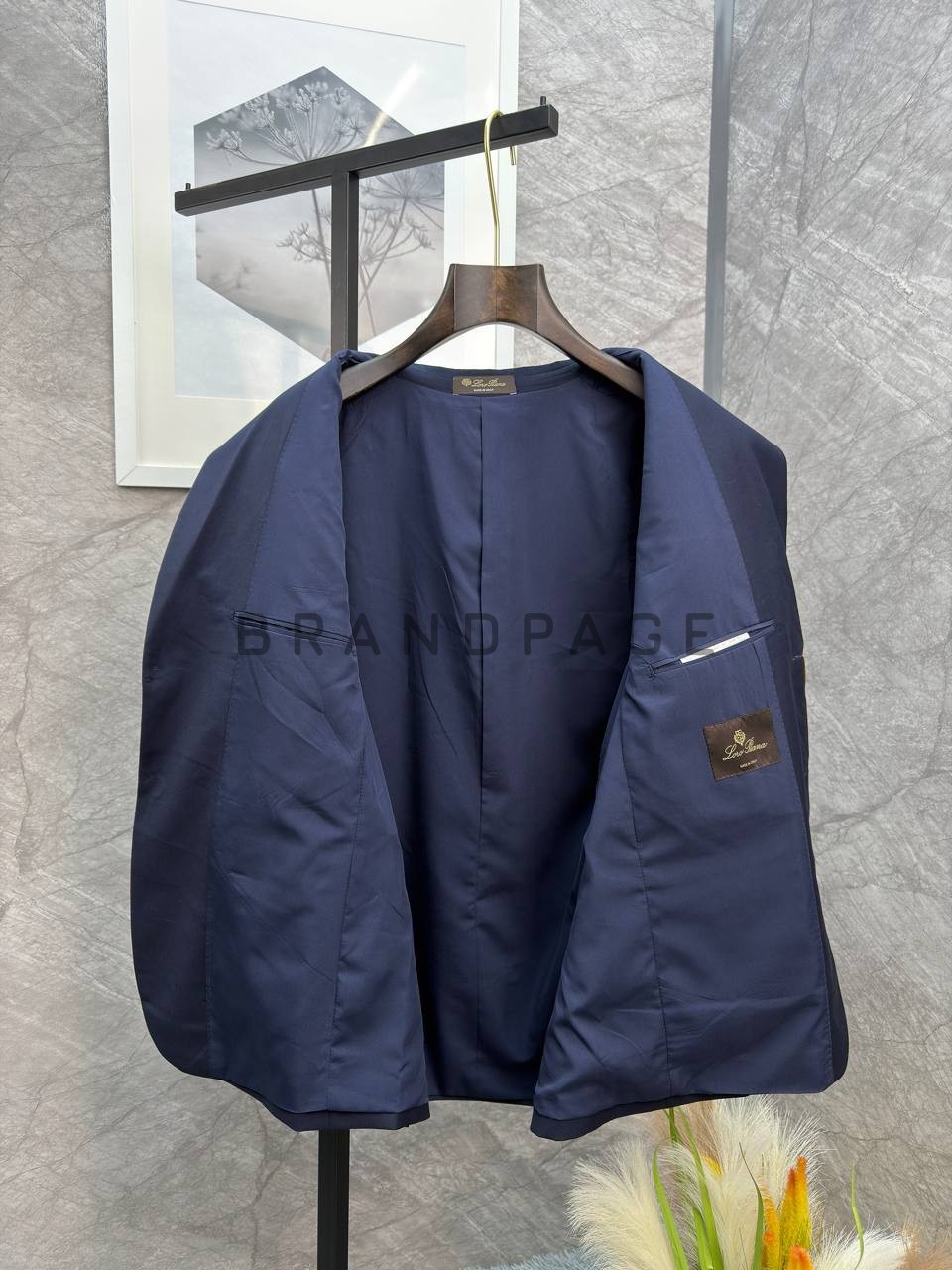 Классический костюм из хлопка Loro Piana BPLUX13033